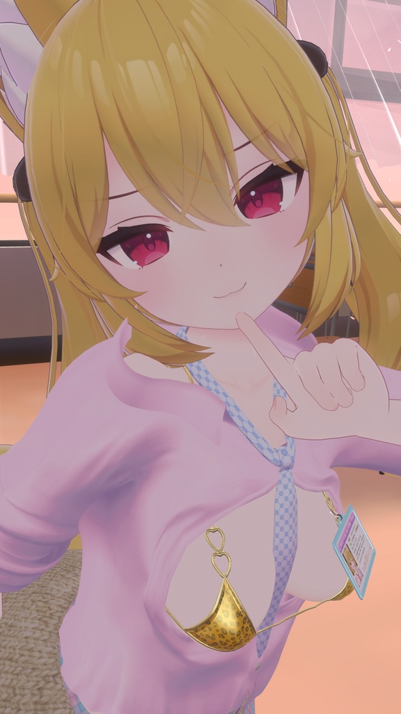 【カリン用衣装】禁断の脱法偽乳カリンちゃん用制服 - for karin - 【こまどアバター】