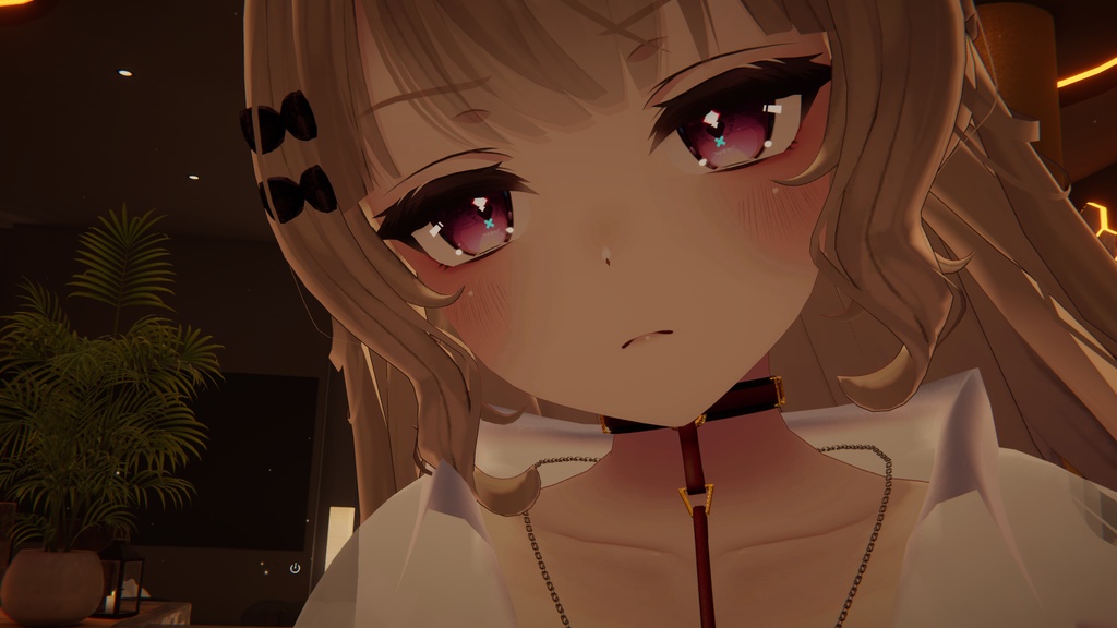 【ルーナリット・リーファ用衣装】寝起きシャツ - Sleepover front-opening shirt -