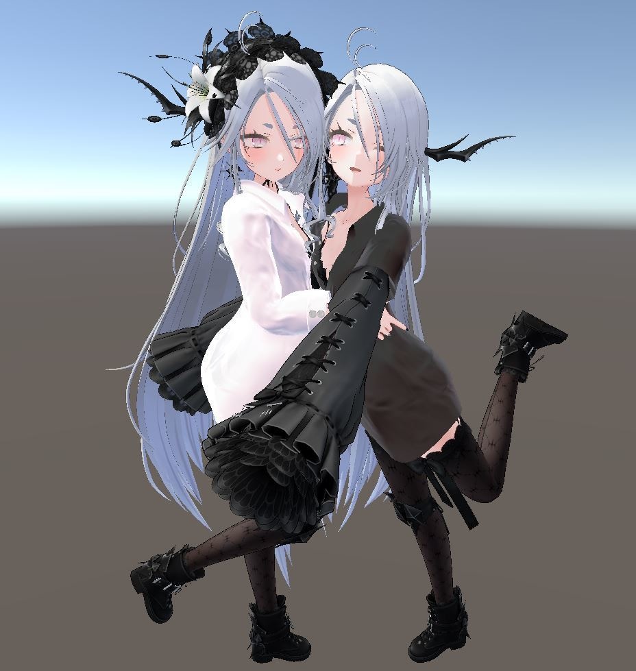 【ゾメちゃん用衣装】寝起きシャツ - Sleepover front-opening shirt -