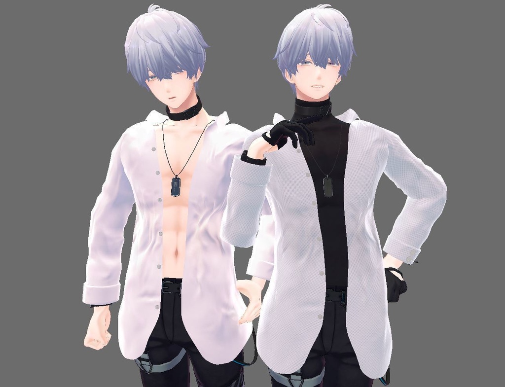 【水瀬用衣装】寝起きシャツ - Sleepover front-opening shirt -