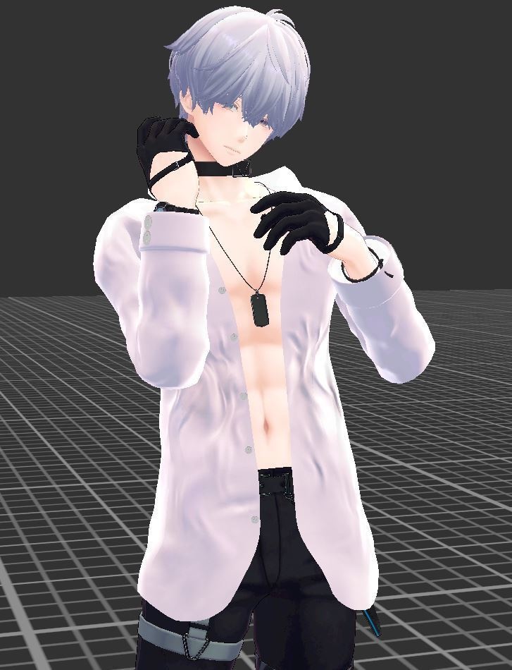 【水瀬用衣装】寝起きシャツ - Sleepover front-opening shirt -