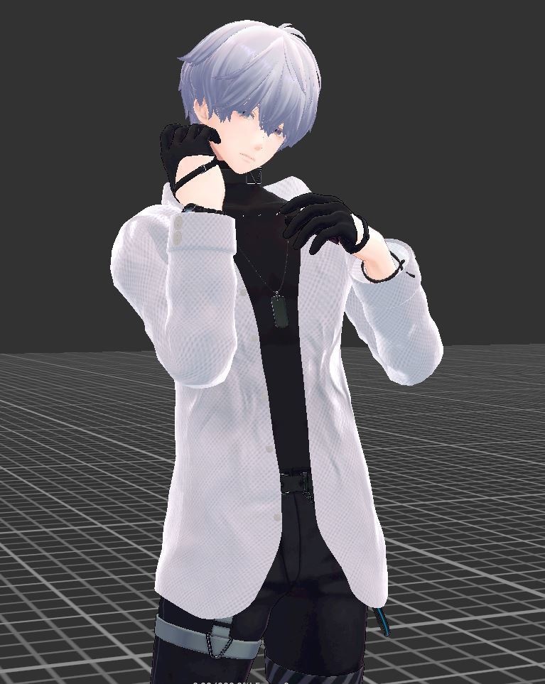 【水瀬用衣装】寝起きシャツ - Sleepover front-opening shirt -