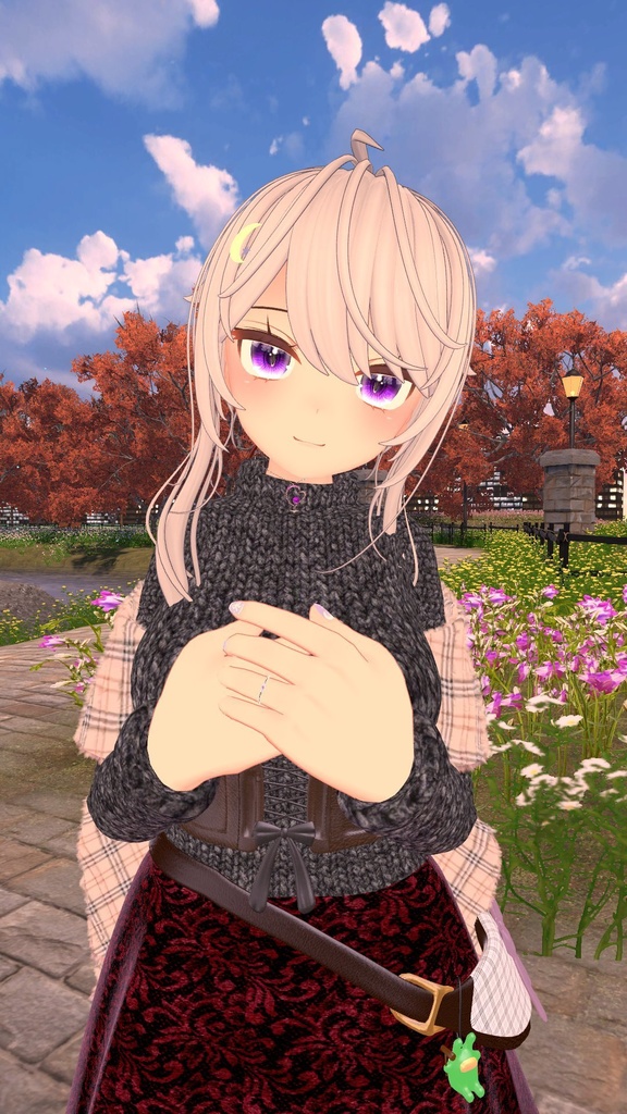 【複数アバター対応】新婚の新妻が着てそうな服 -エプロン・裸エプロン付き-