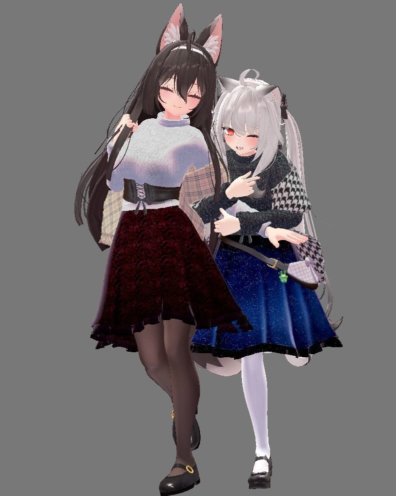 【複数アバター対応】新婚の新妻が着てそうな服 -エプロン・裸エプロン付き-