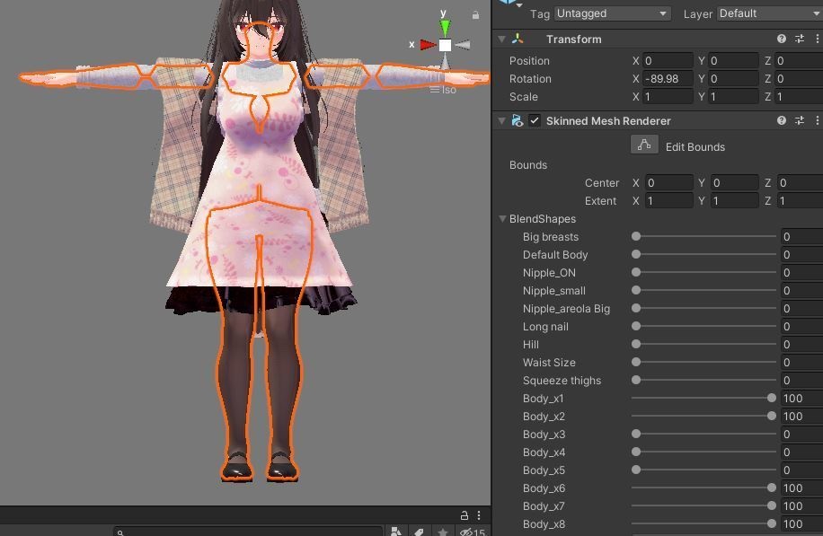 【複数アバター対応】新婚の新妻が着てそうな服 -エプロン・裸エプロン付き-