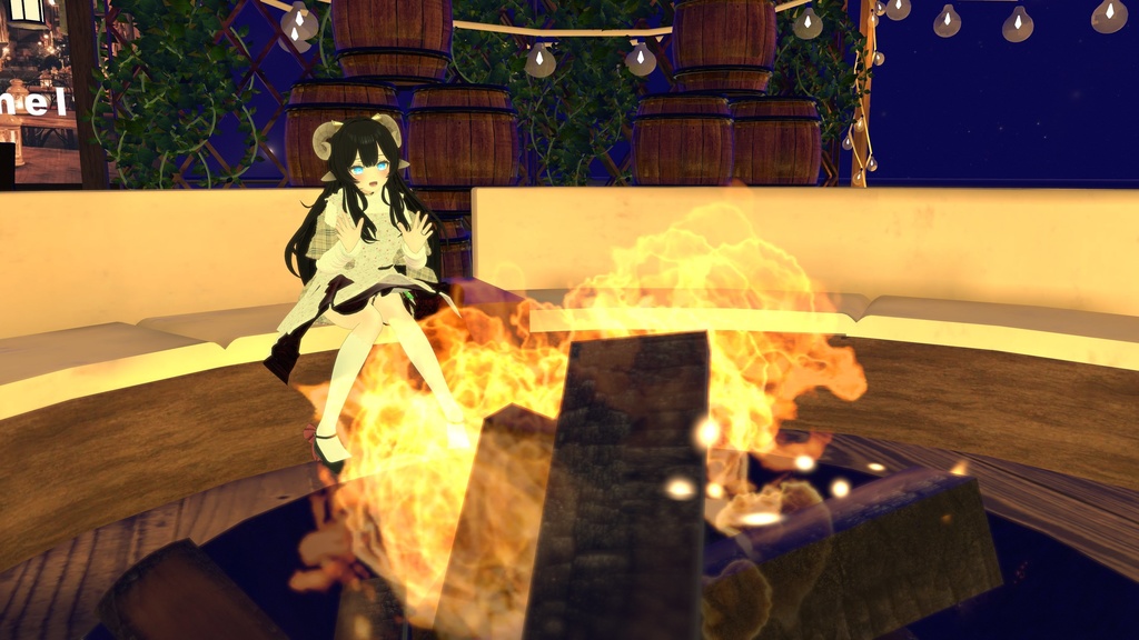 【複数アバター対応】新婚の新妻が着てそうな服 -エプロン・裸エプロン付き-