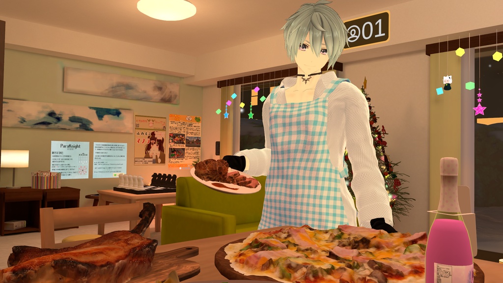 【アル用衣装】寝起きシャツ - Sleepover front-opening shirt -