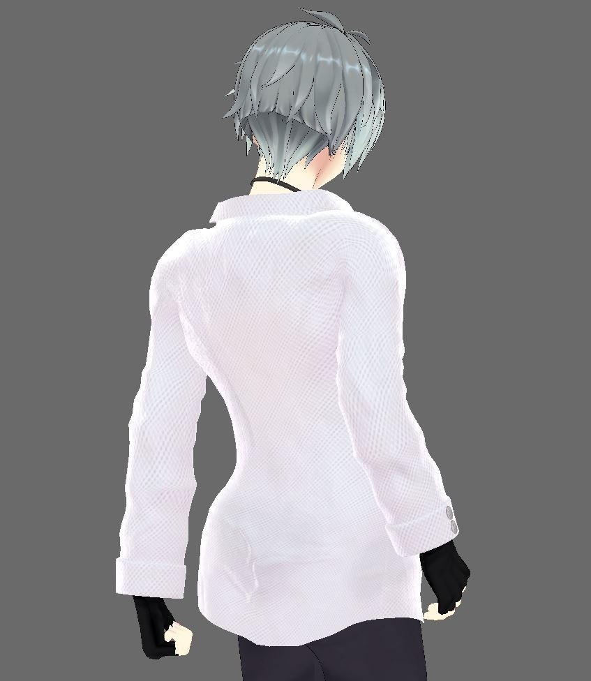 【アル用衣装】寝起きシャツ - Sleepover front-opening shirt -