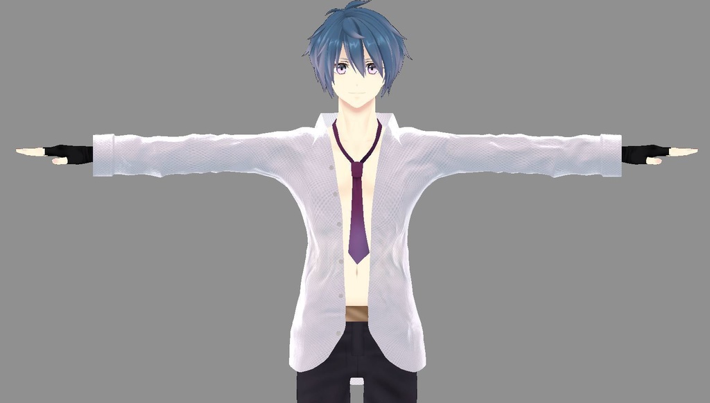 【アル用衣装】寝起きシャツ - Sleepover front-opening shirt -