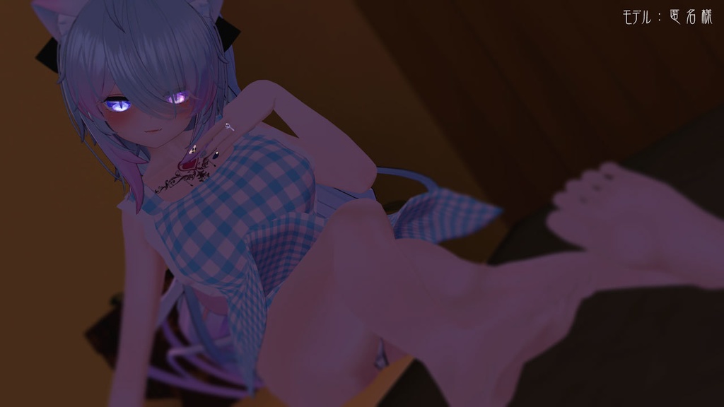 【複数アバター対応】どう考えても健全な裸エプロン【防水機能付き】