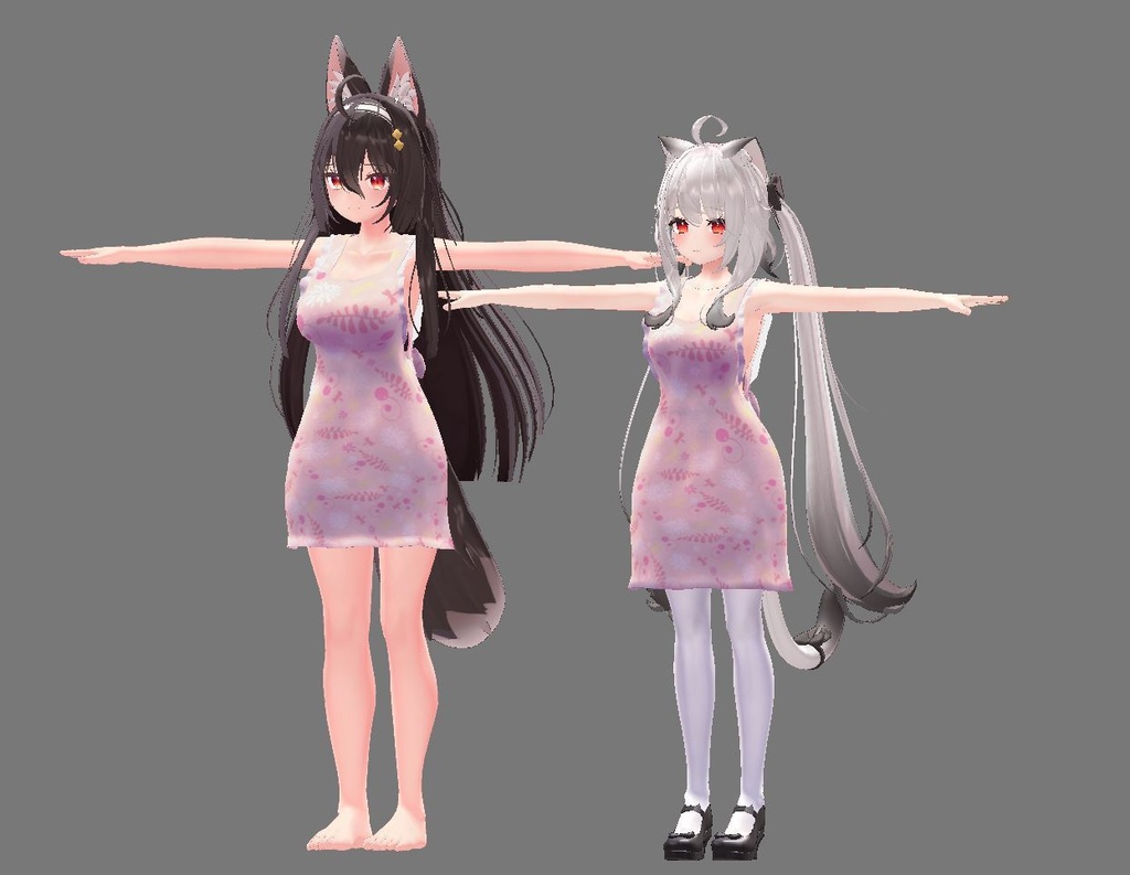 【複数アバター対応】どう考えても健全な裸エプロン【防水機能付き】