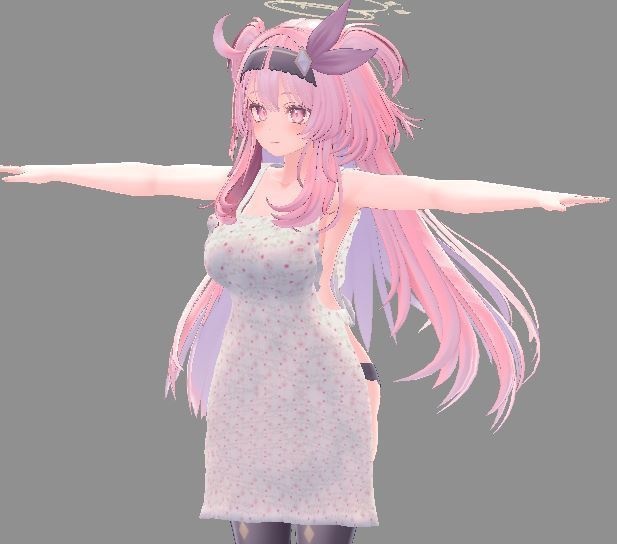 【複数アバター対応】どう考えても健全な裸エプロン【防水機能付き】