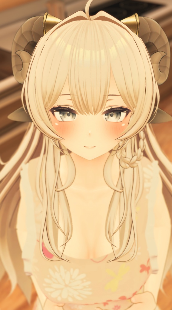 【複数アバター対応】どう考えても健全な裸エプロン【防水機能付き】