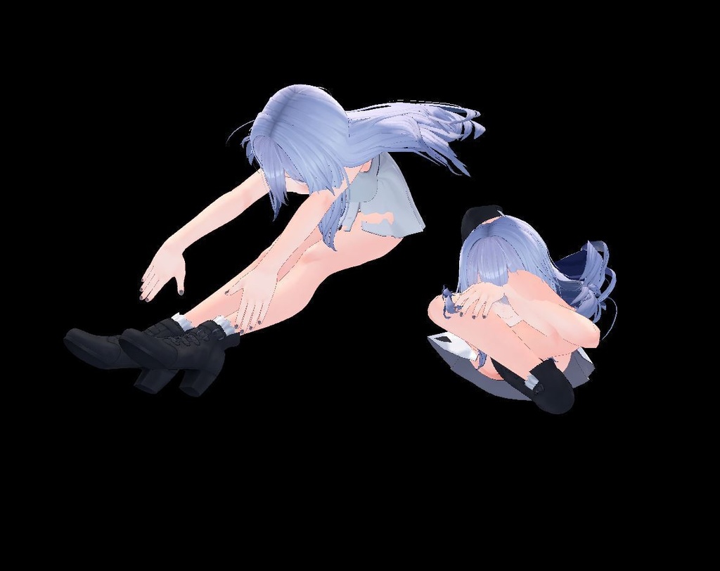 【無料】トラッキングがバグったフレンドのポーズ2種