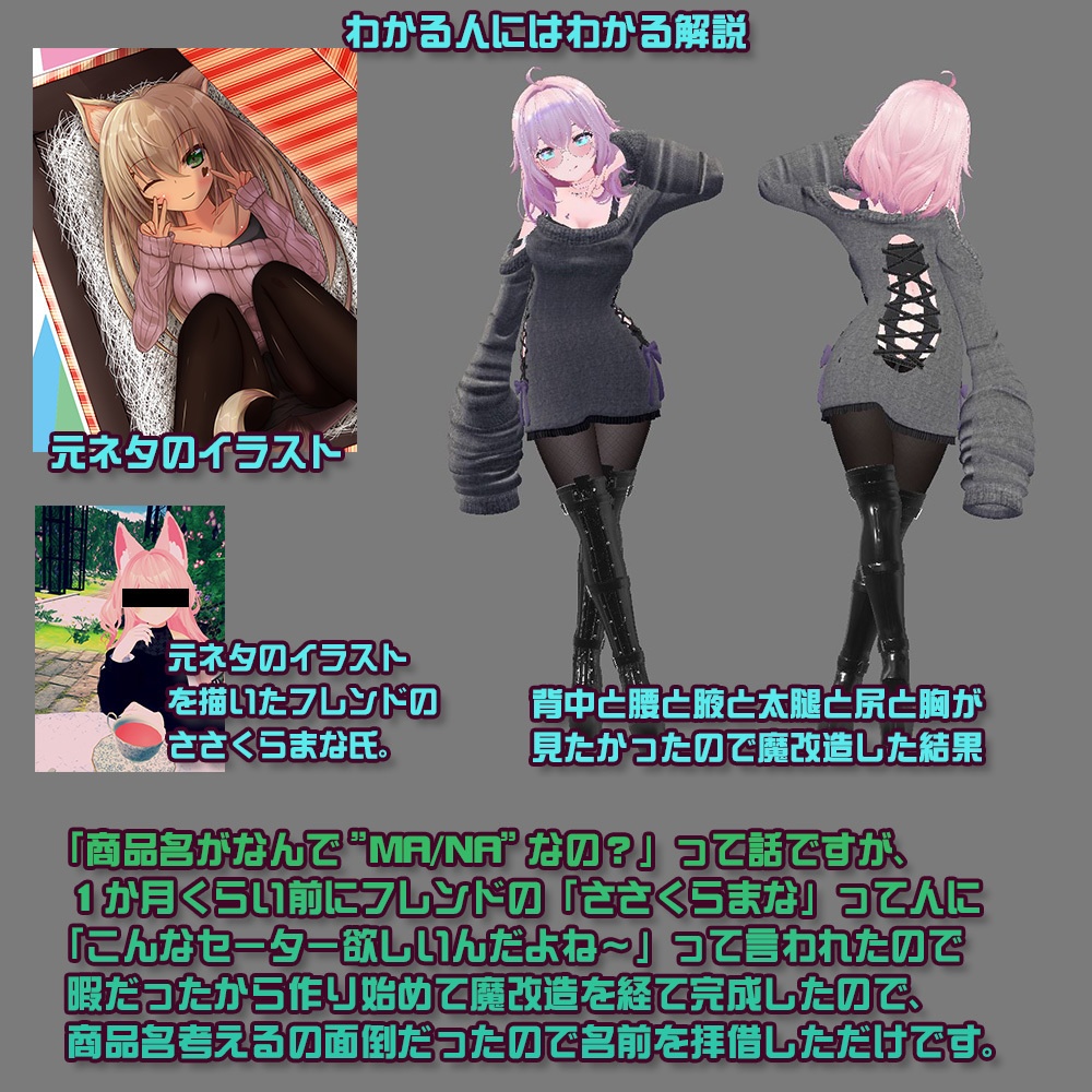 【複数アバター対応】MA/NA X-rated