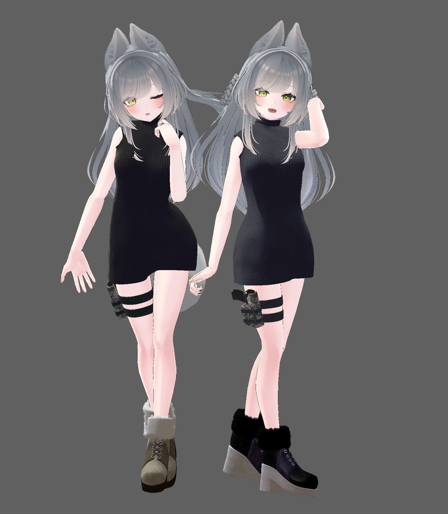 【リーファ&ルーナリット用】Researcher (白衣・研究員の服)