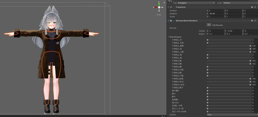 【リーファ&ルーナリット用】Researcher (白衣・研究員の服)