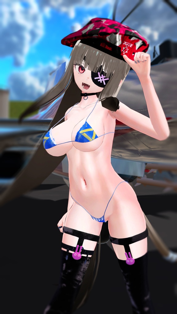 【ユギ・ミヨ用】Mini Ruffled Bikini (ミニフリル付きビキニ)