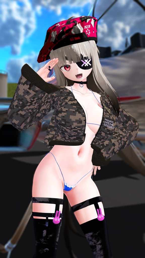 【ユギ・ミヨ用】Mini Ruffled Bikini (ミニフリル付きビキニ)