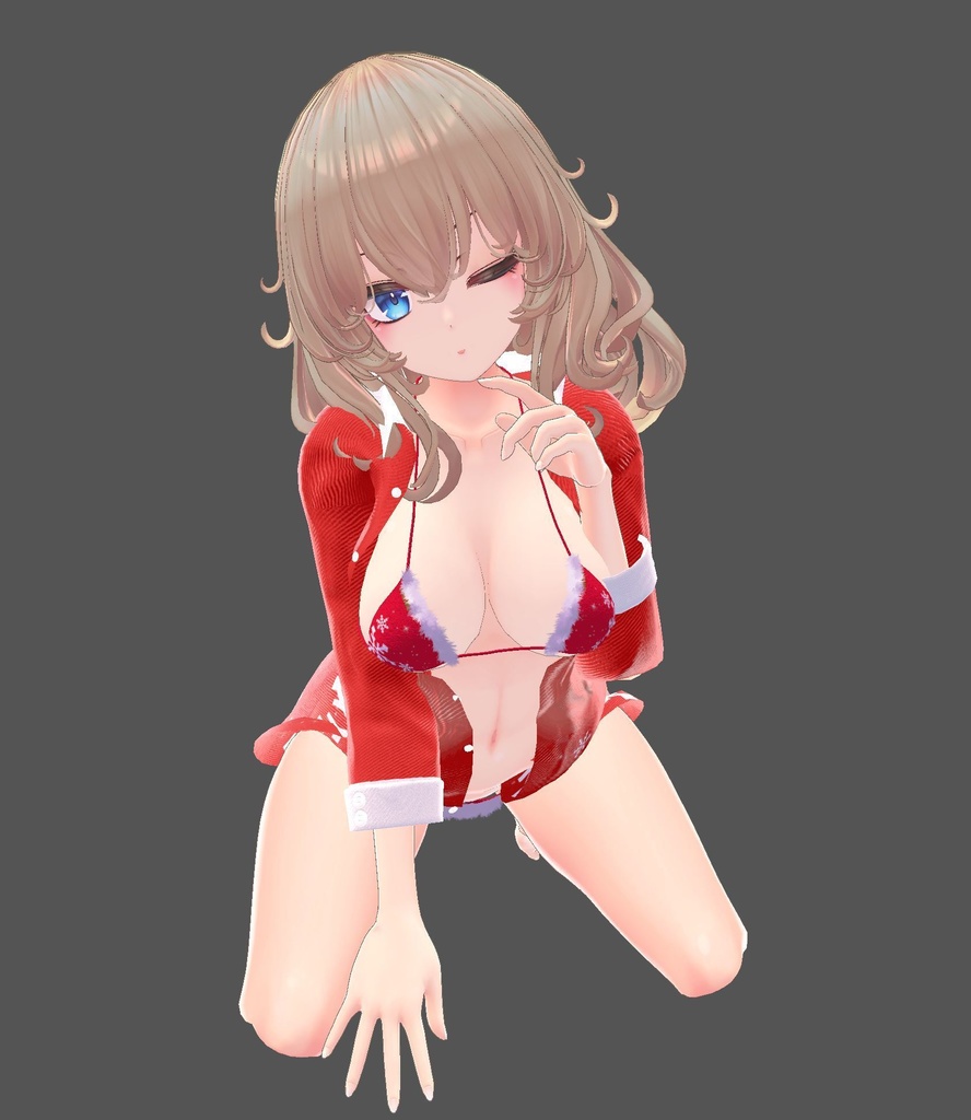 【FLASTOREアバター用衣装】寝起きシャツ - Sleepover front-opening shirt - 【Bodyset2対応】