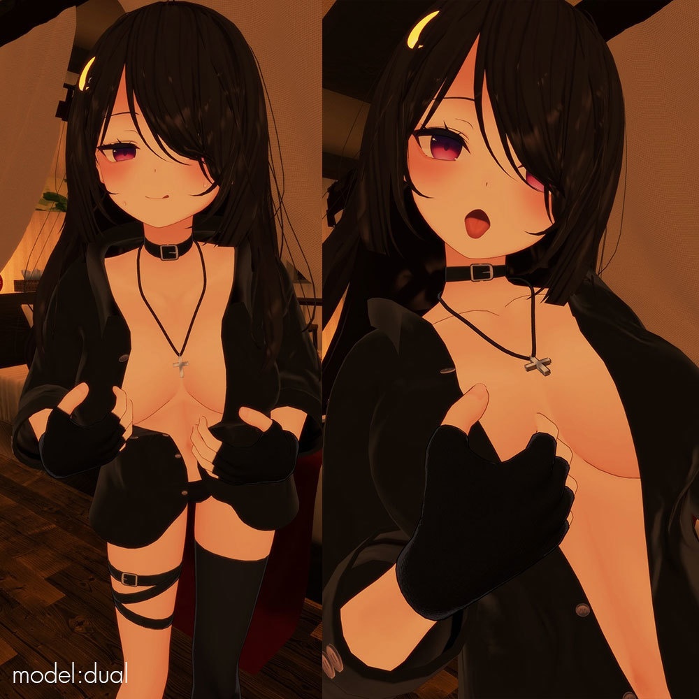 【MARUBODY対応】寝起きシャツ - Sleepover front-opening shirt -