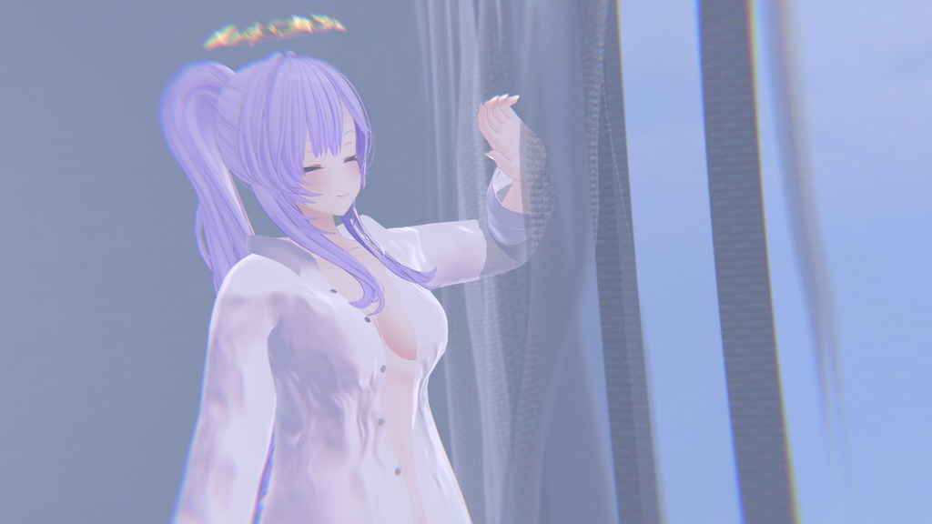 【MARUBODY対応】寝起きシャツ - Sleepover front-opening shirt -