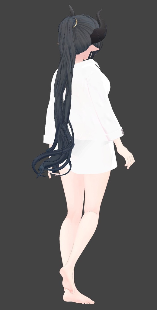 【MARUBODY対応】寝起きシャツ - Sleepover front-opening shirt -