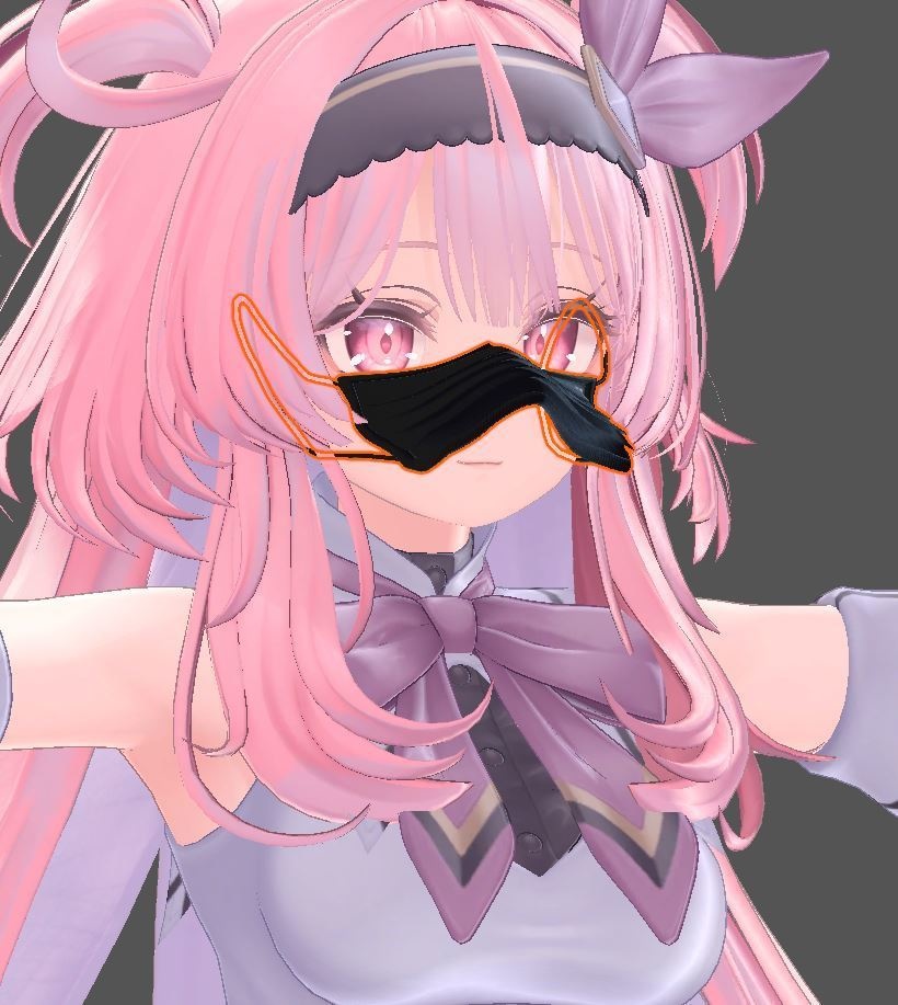 【MA対応】異常既婚成人男性green101が欲しがった掴んでズレるマスク【ズレると透ける機能付き】