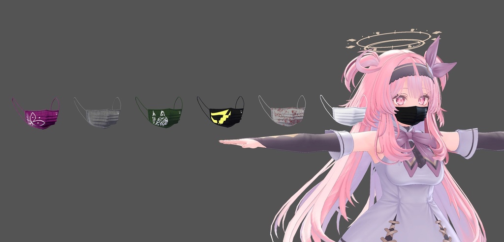 【MA対応】異常既婚成人男性green101が欲しがった掴んでズレるマスク【ズレると透ける機能付き】