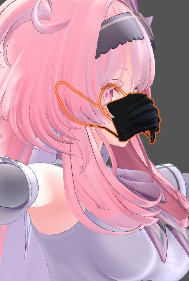 【MA対応】異常既婚成人男性green101が欲しがった掴んでズレるマスク【ズレると透ける機能付き】