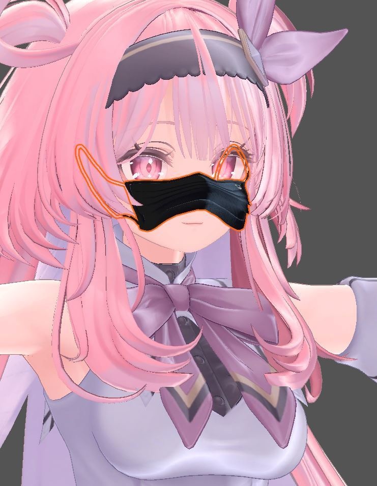 【MA対応】異常既婚成人男性green101が欲しがった掴んでズレるマスク【ズレると透ける機能付き】