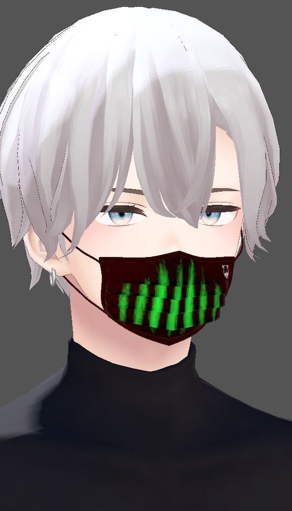 【MA対応】イケメンに着けて欲しい掴むとズレるマスク【ズレる機能付き】