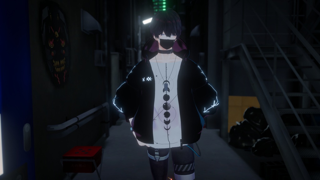 【MA対応】イケメンに着けて欲しい掴むとズレるマスク【ズレる機能付き】