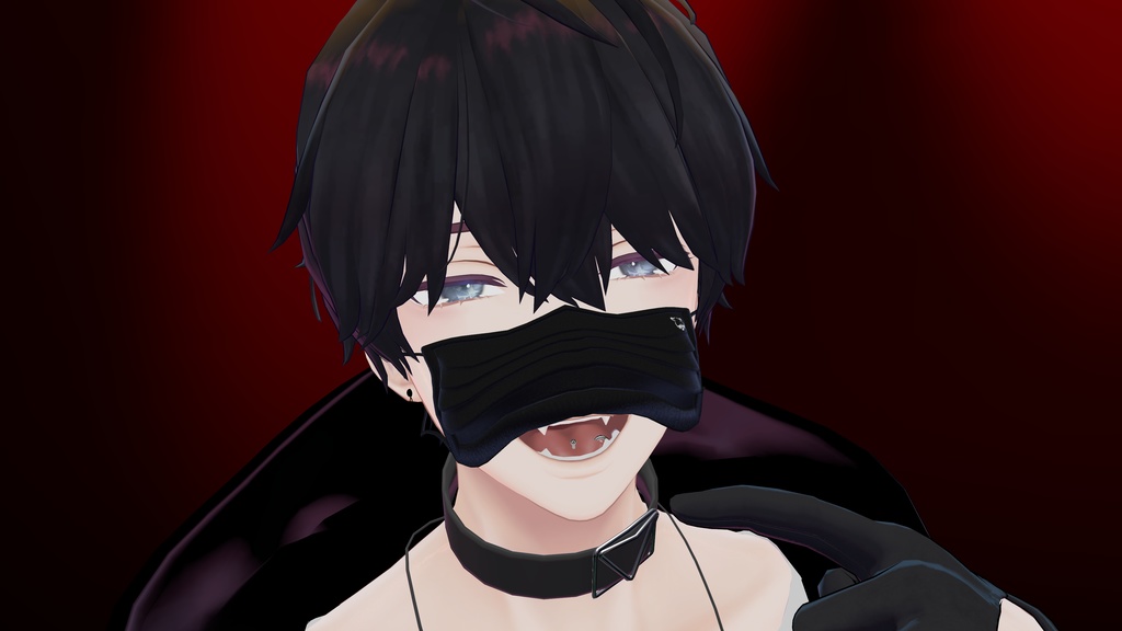 【MA対応】イケメンに着けて欲しい掴むとズレるマスク【ズレる機能付き】