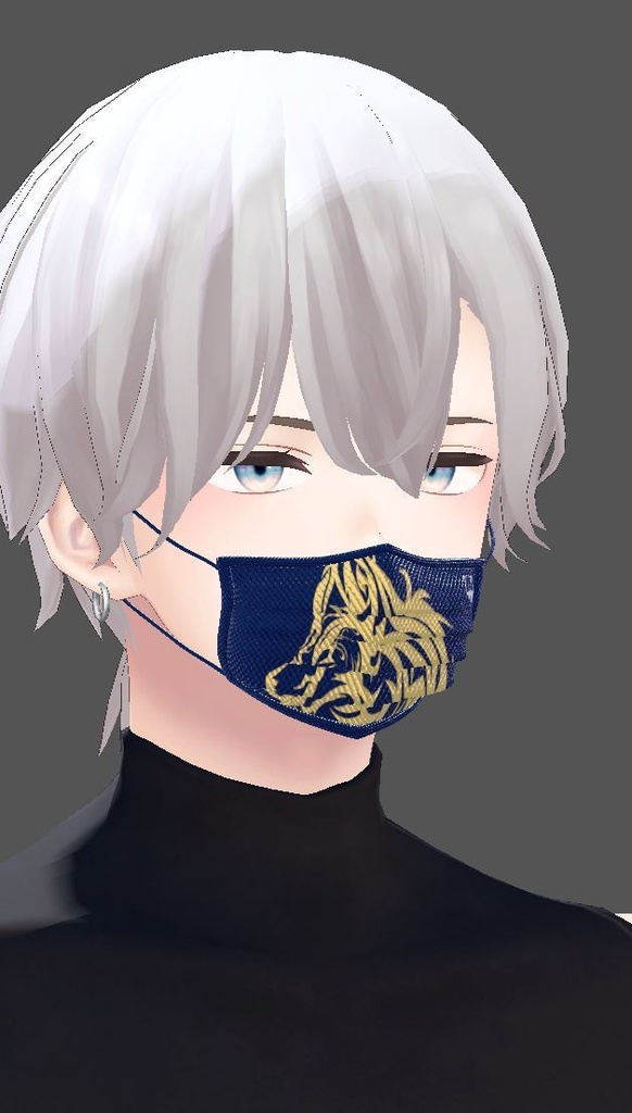 【MA対応】イケメンに着けて欲しい掴むとズレるマスク【ズレる機能付き】