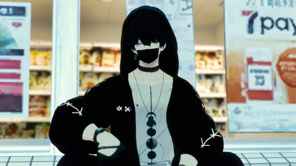 【MA対応】イケメンに着けて欲しい掴むとズレるマスク【ズレる機能付き】