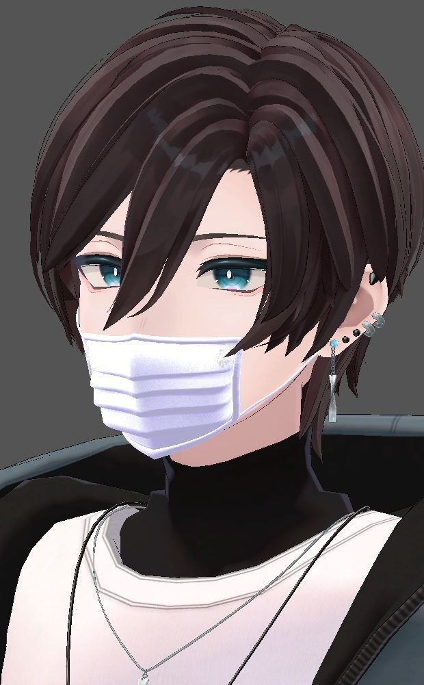 【MA対応】イケメンに着けて欲しい掴むとズレるマスク【ズレる機能付き】