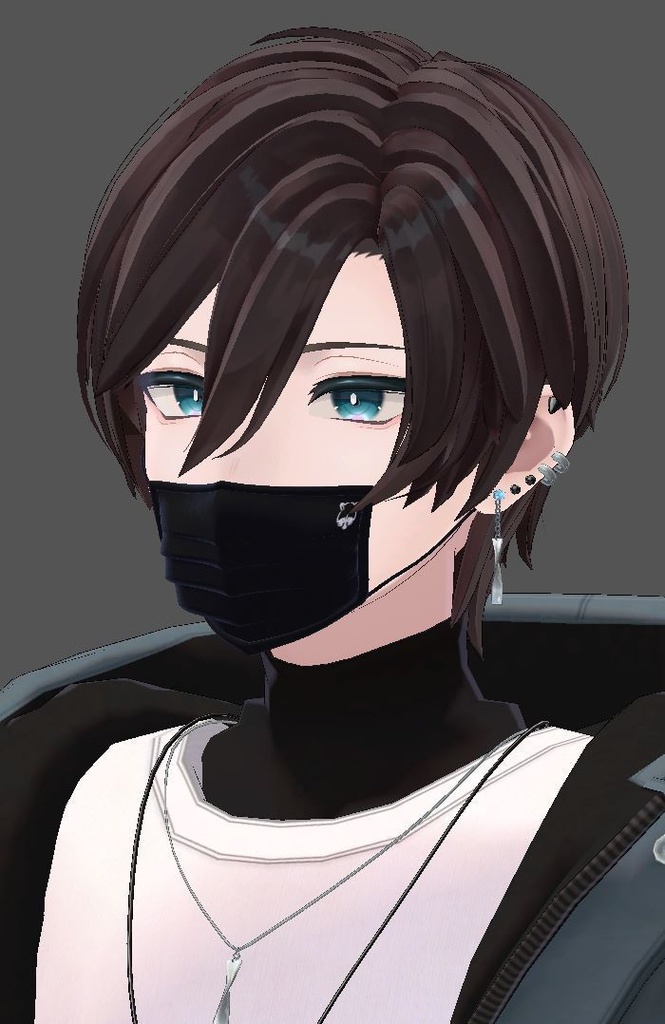 【MA対応】イケメンに着けて欲しい掴むとズレるマスク【ズレる機能付き】