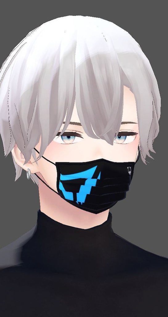 【MA対応】イケメンに着けて欲しい掴むとズレるマスク【ズレる機能付き】