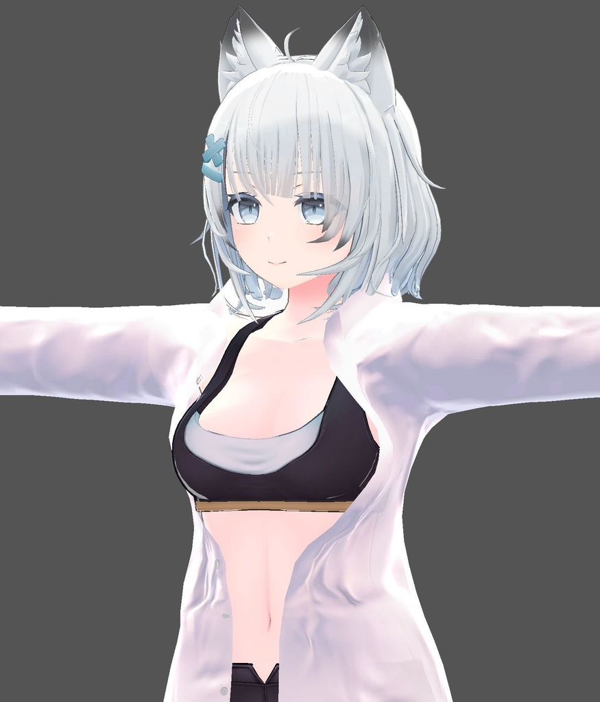 【ヨール&狐薄用】寝起きシャツ - Sleepover front-opening shirt -