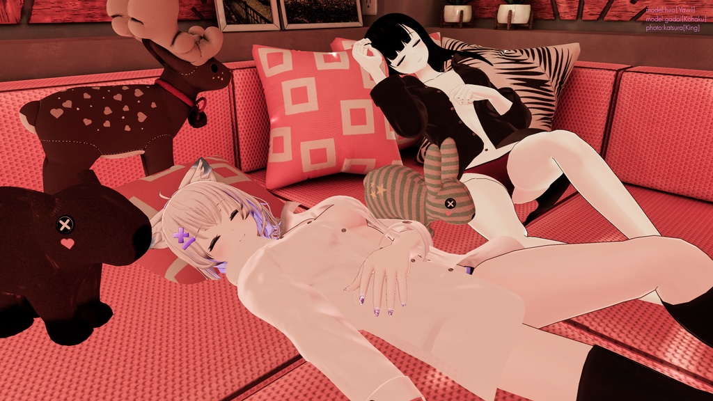 【ヨール&狐薄用】寝起きシャツ - Sleepover front-opening shirt -