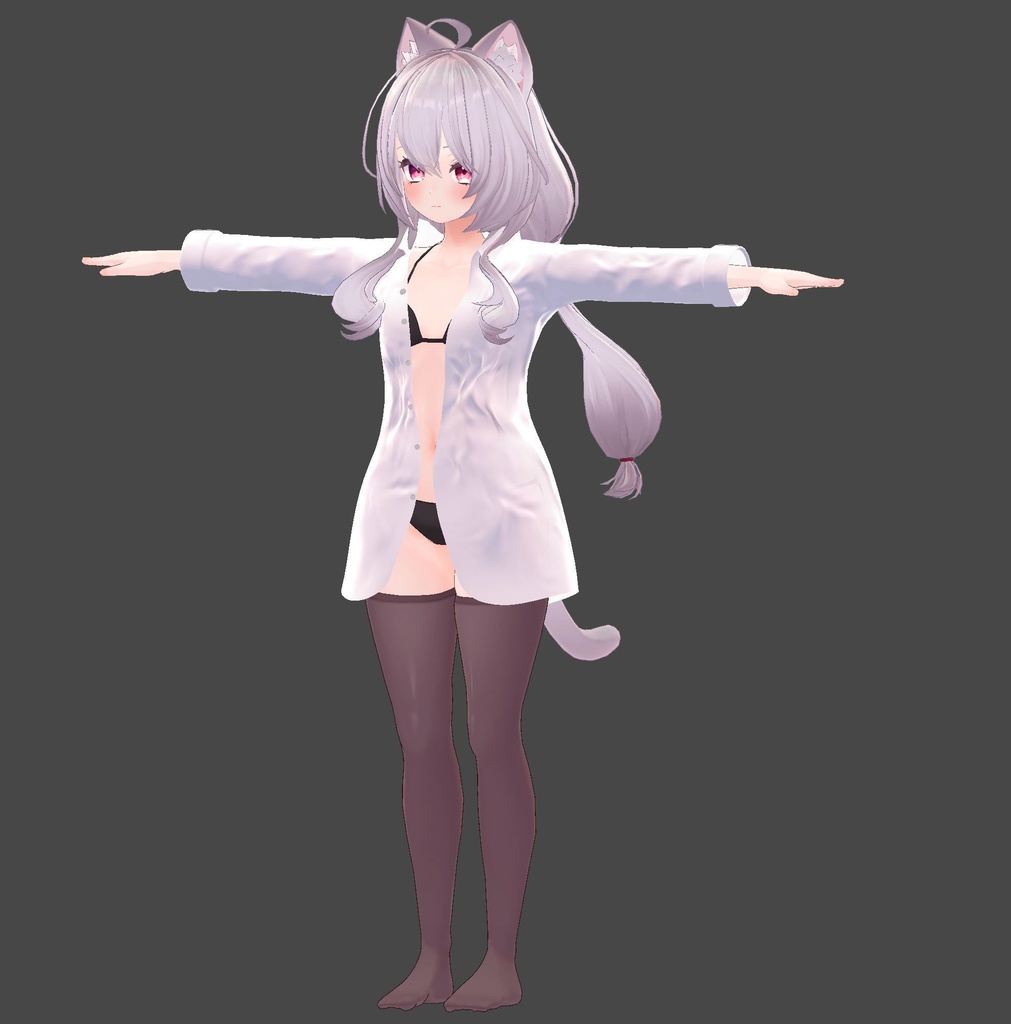 【めいゆんちゃん用】寝起きシャツ - Sleepover front-opening shirt -