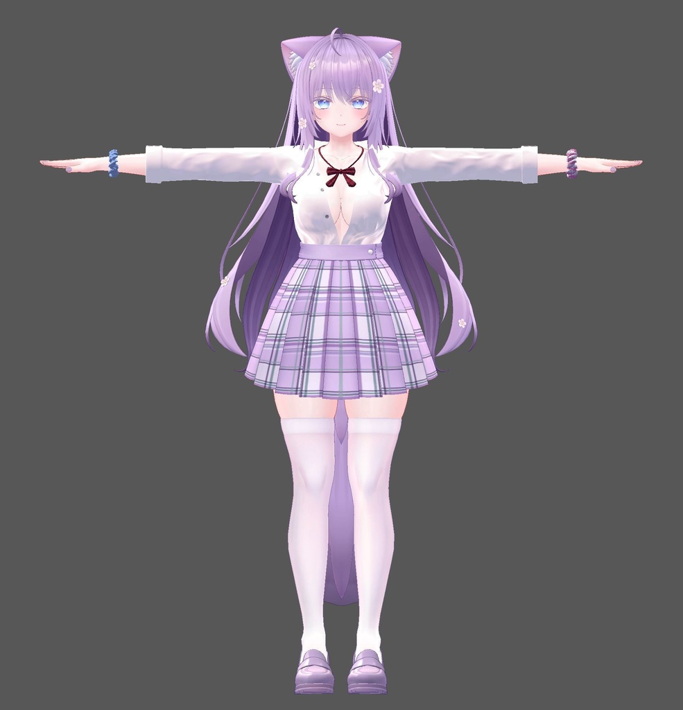 【萌ちゃん用】寝起きシャツ - Sleepover front-opening shirt -