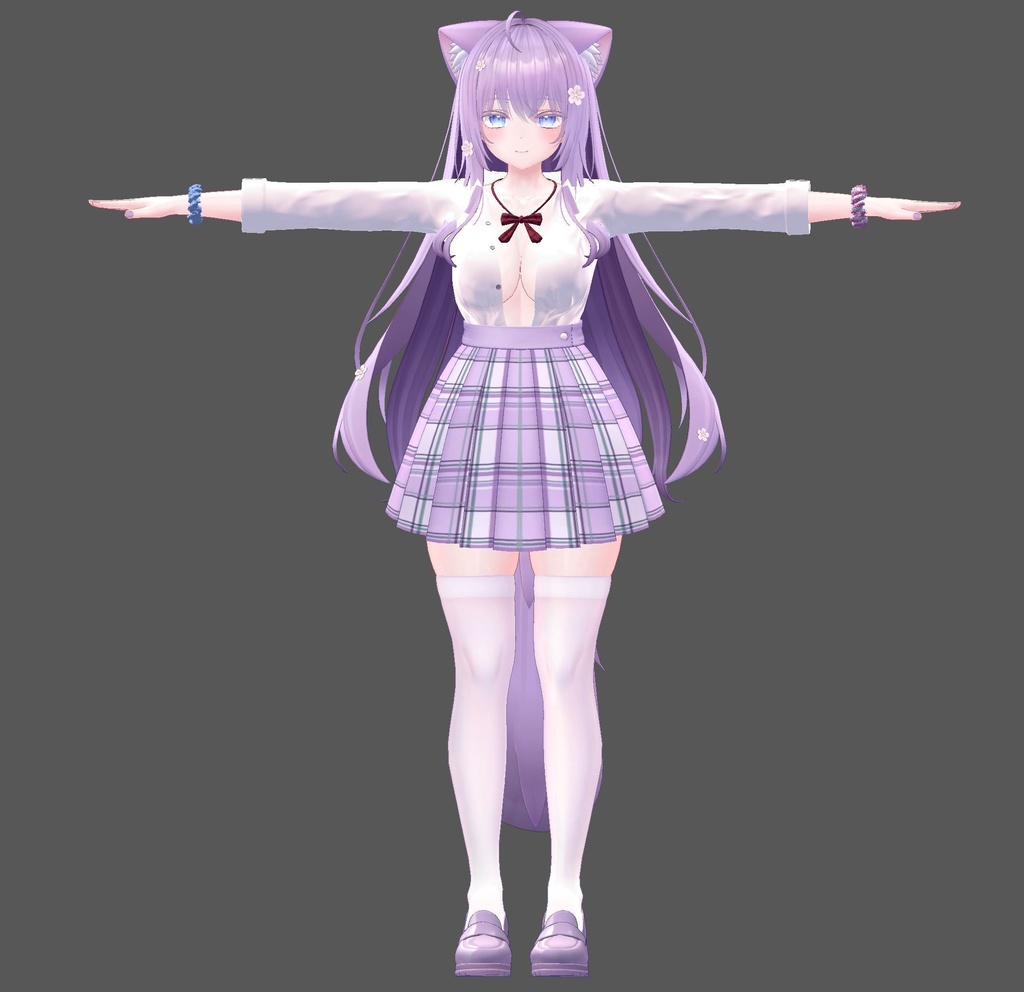 【萌ちゃん用】寝起きシャツ - Sleepover front-opening shirt -