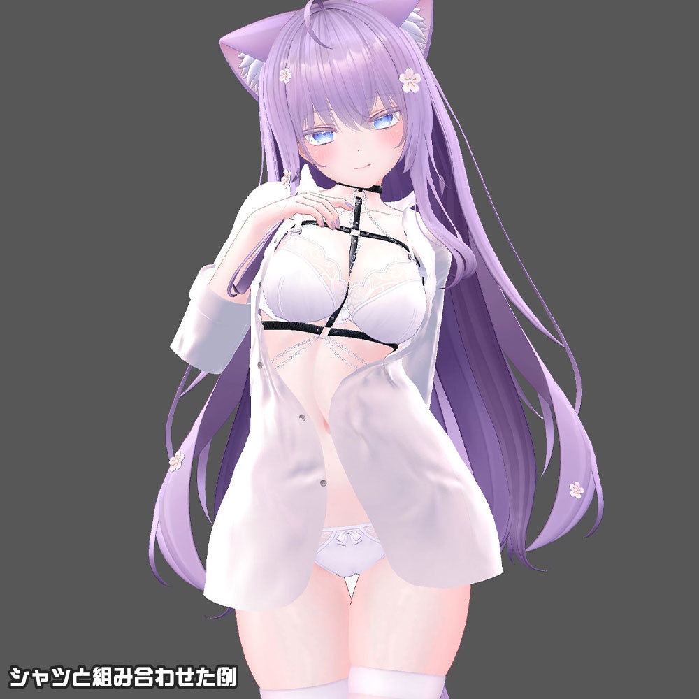 【萌用】息抜きに作った萌ちゃん用ハーネス【完全に僕の趣味】