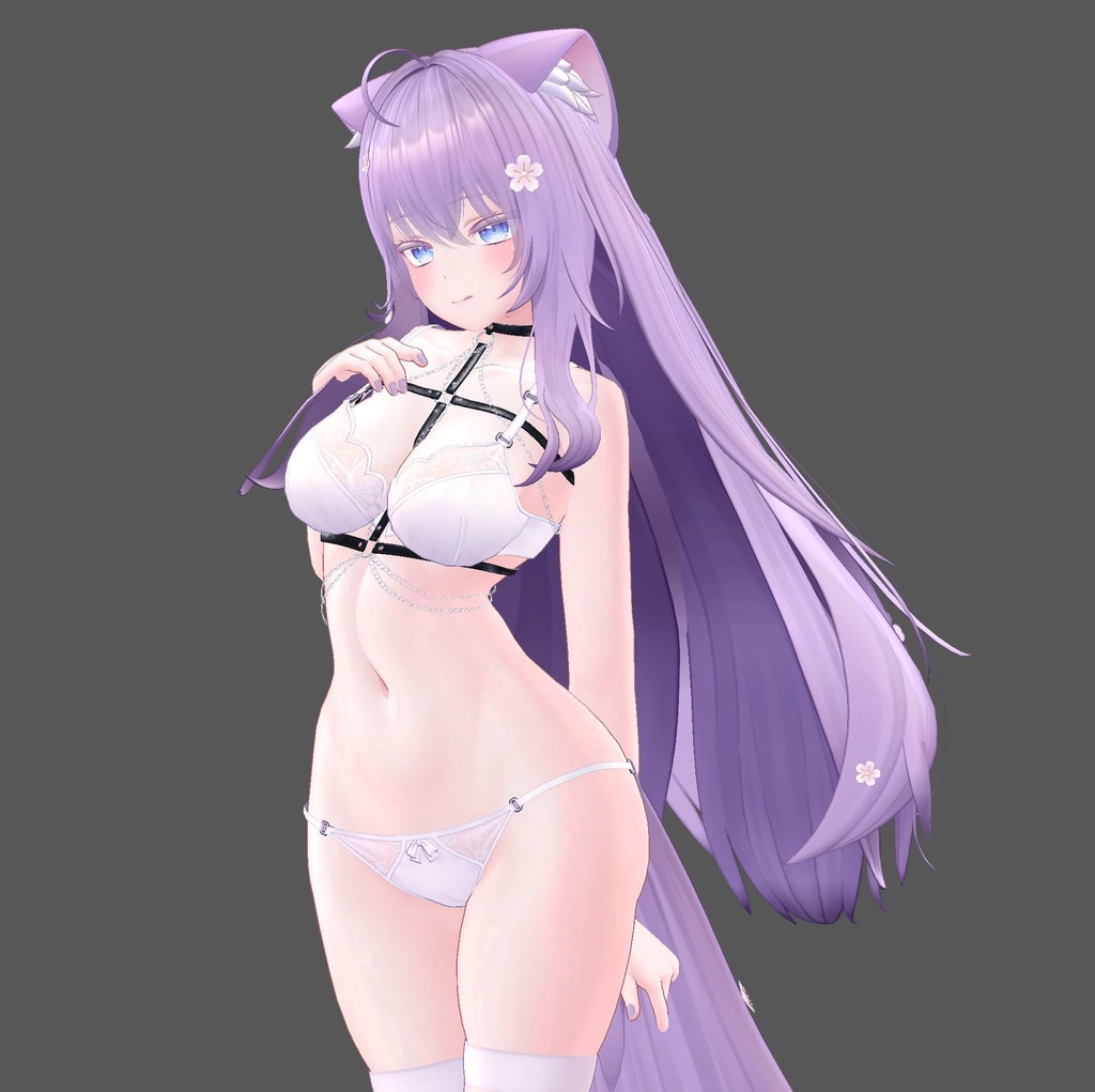 【萌用】息抜きに作った萌ちゃん用ハーネス【完全に僕の趣味】