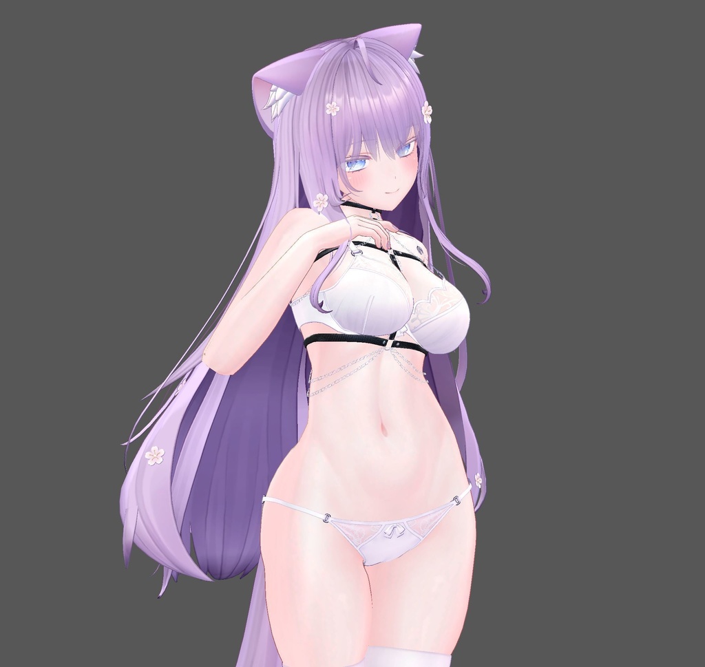 【萌用】息抜きに作った萌ちゃん用ハーネス【完全に僕の趣味】