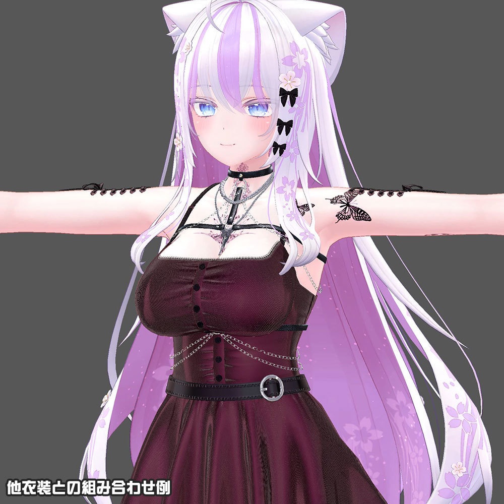 【萌用】息抜きに作った萌ちゃん用ハーネス【完全に僕の趣味】