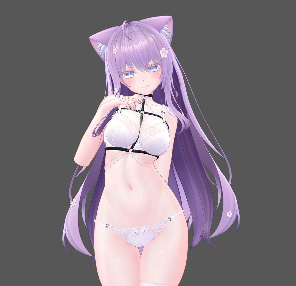 【萌用】息抜きに作った萌ちゃん用ハーネス【完全に僕の趣味】