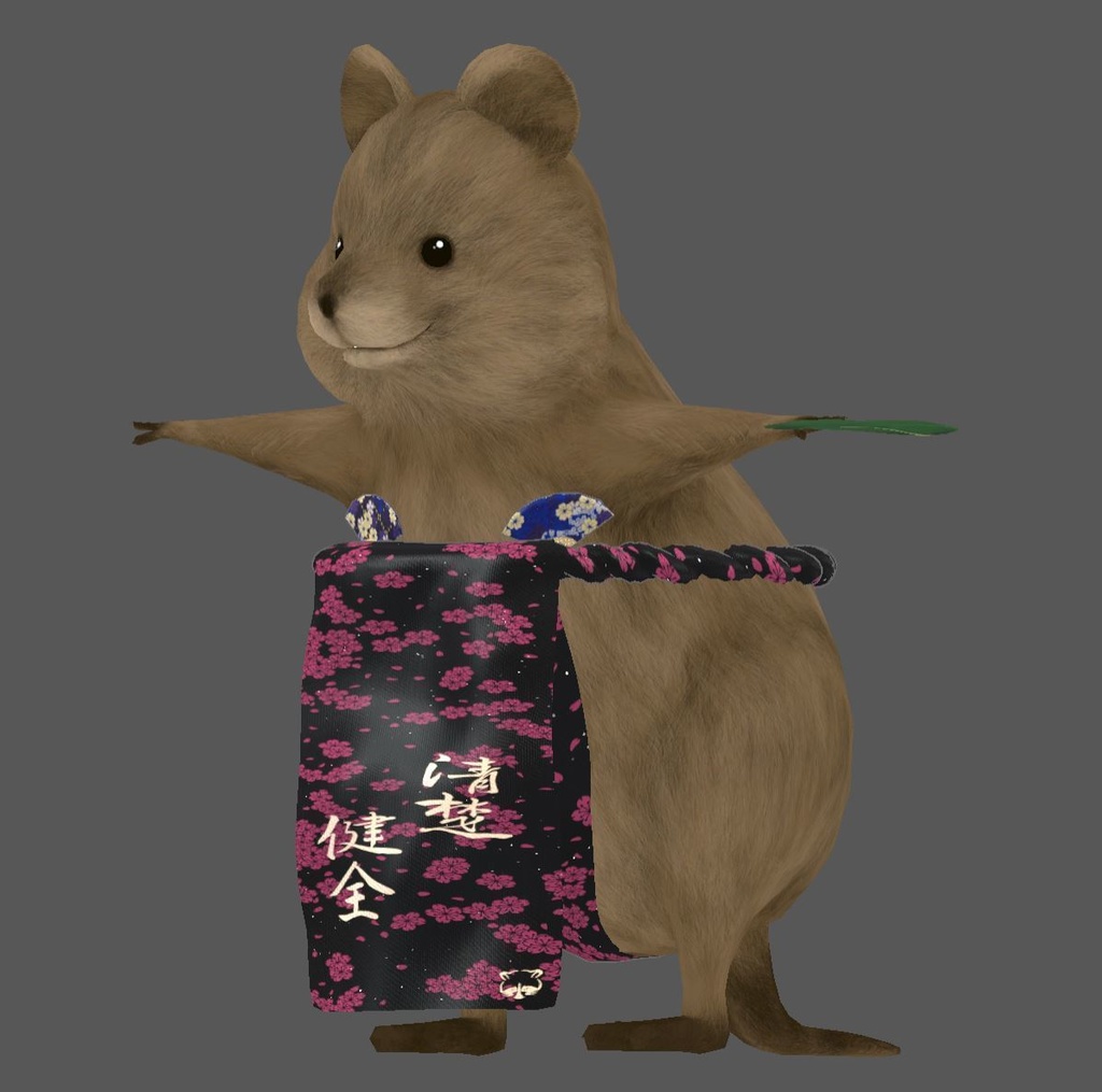 【36アバター着弾】いつも清楚ぶってる生意気なフレンドにお似合いの清楚健全おっぱいふんどし【ミサイル用】